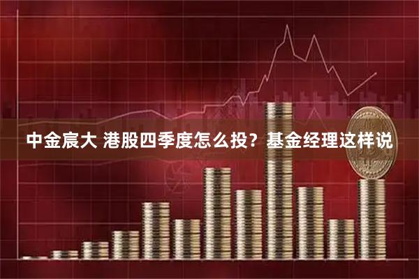 中金宸大 港股四季度怎么投?基金经理这样说