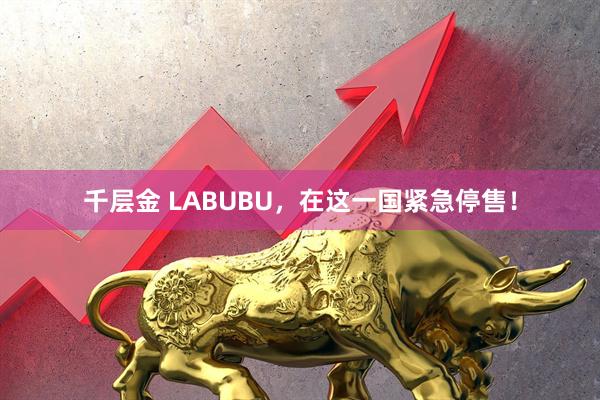 千层金 LABUBU，在这一国紧急停售！
