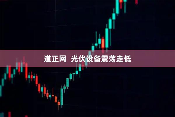道正网  光伏设备震荡走低