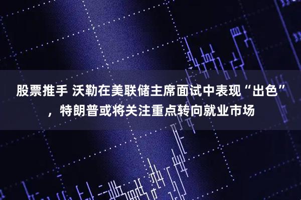 股票推手 沃勒在美联储主席面试中表现“出色”,特朗普或将关注重点转向就业市场